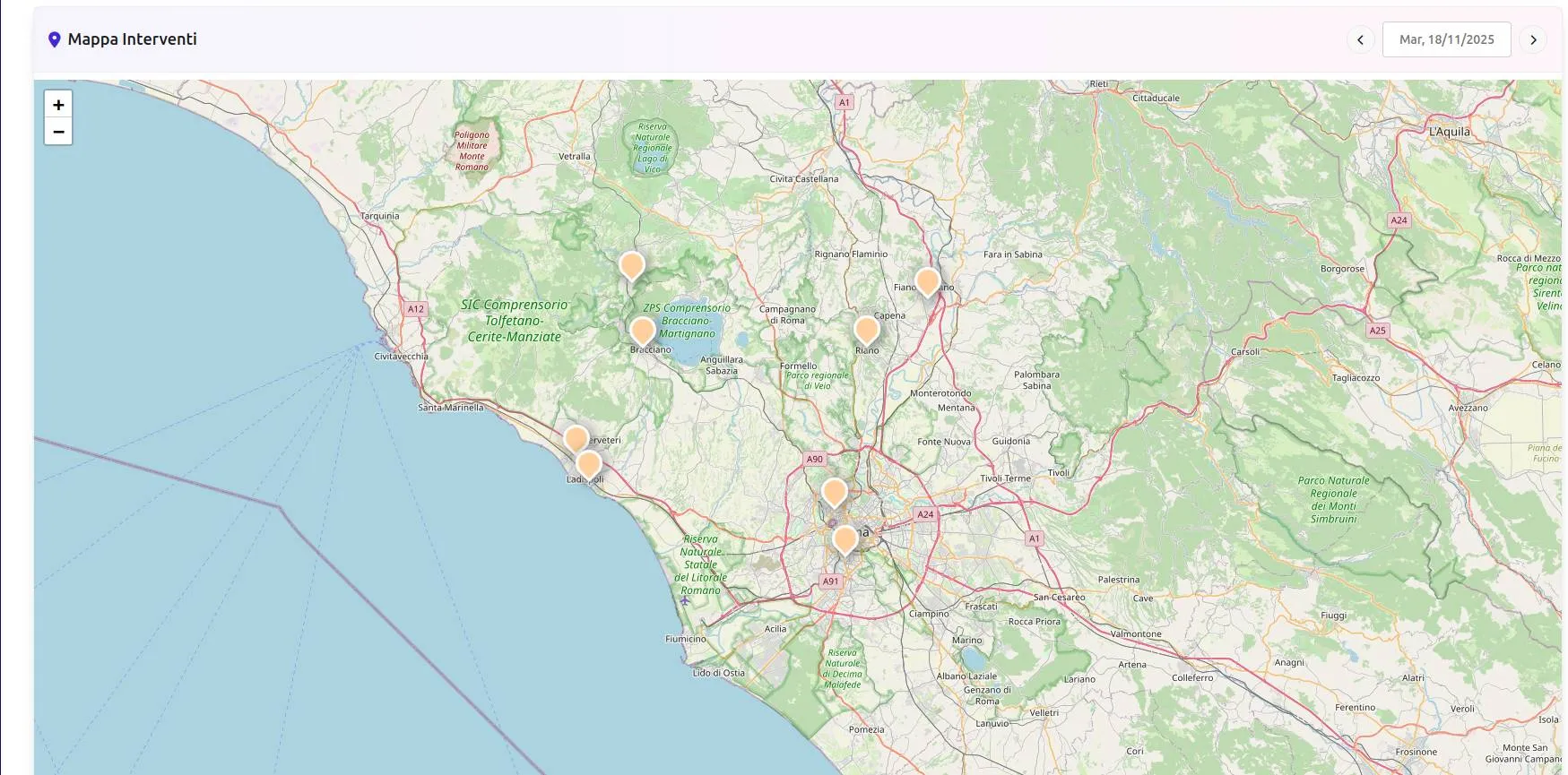 Mappa Interventi